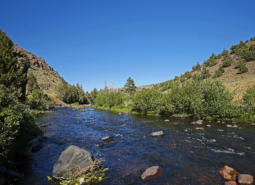 The Chewaucan River in southern Oregon.